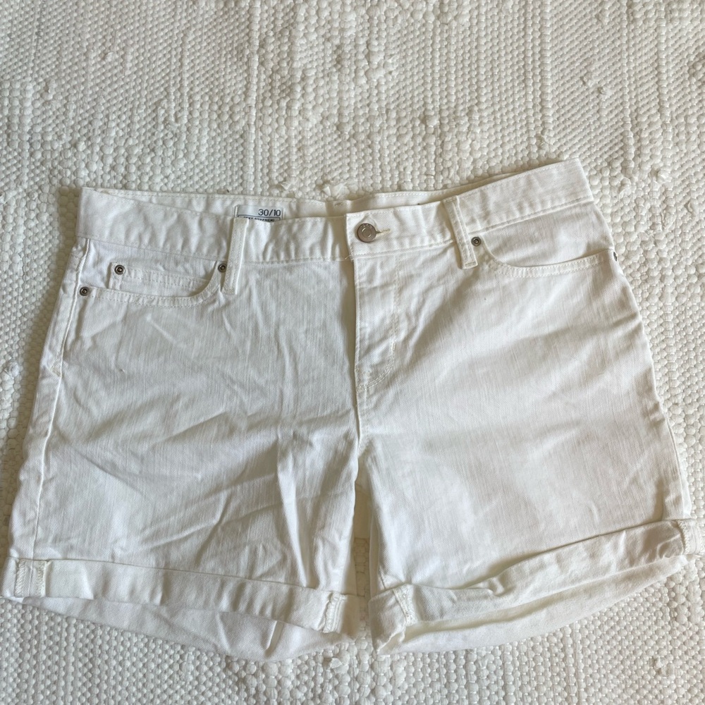 GAP Women's White Jean Shorts